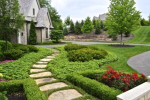 professional decorative garden path